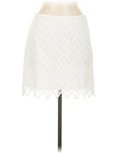 Pre-owned Aqua Casual Skirt In White