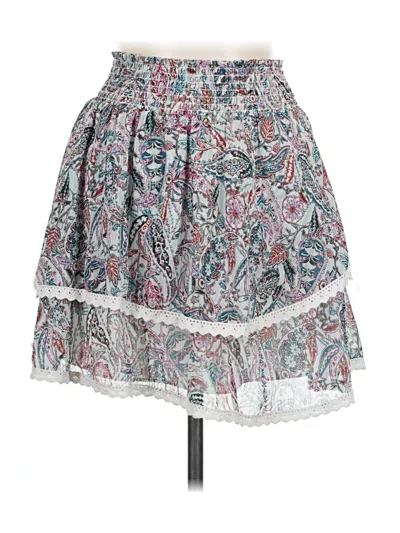 Pre-owned Aqua Casual Skirt In White