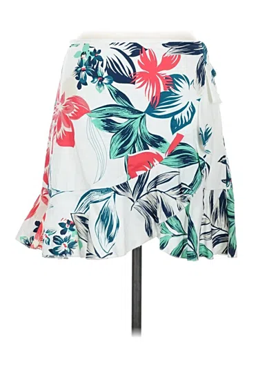 Pre-owned Aqua Casual Skirt In White