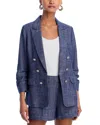 Aqua Chambray Blazer