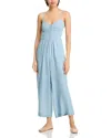 Aqua Chambray Jumpsuit - Exclusive In Blue