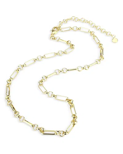 Aqua Charm Starter Yellow Gold Tone Chain Necklace, 17-20 - Exclusive