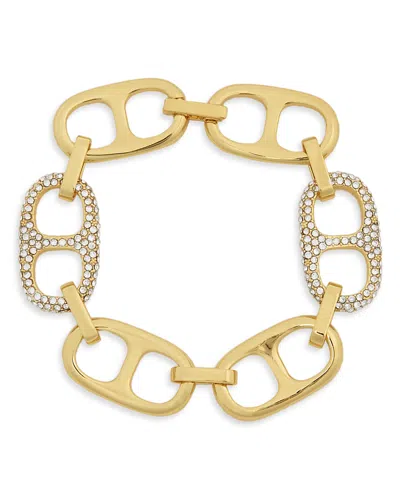 Aqua Chromatic Chain Link Bracelet - Exclusive In Gold