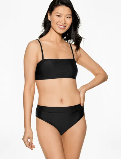 Aqua Club Misses -  Bandeau Bikini Top - Black - Xl Talbots
