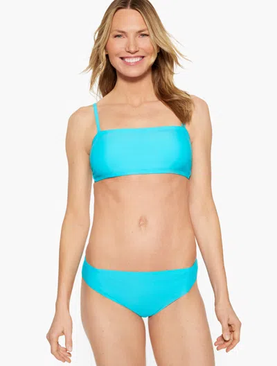 Aqua Club Misses -  Bandeau Bikini Top - Pool Blue - Large Talbots