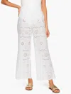 Aqua Club Misses -  Eyelet Pants Cover-up - White - Xl Talbots In White