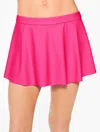 Aqua Club Misses -  Flounce Swim Skirt - Tropical Punch - Xl Talbots