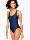 Aqua Club Misses -  Scoop Neck One-piece Swimsuit - Ink - Xxl Talbots