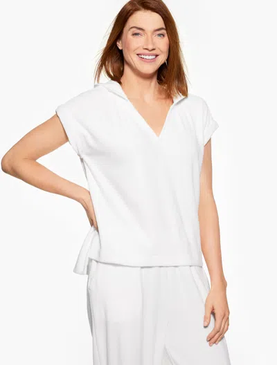 Aqua Club Misses -  Terry Hooded Cover-up - White - Xl Talbots