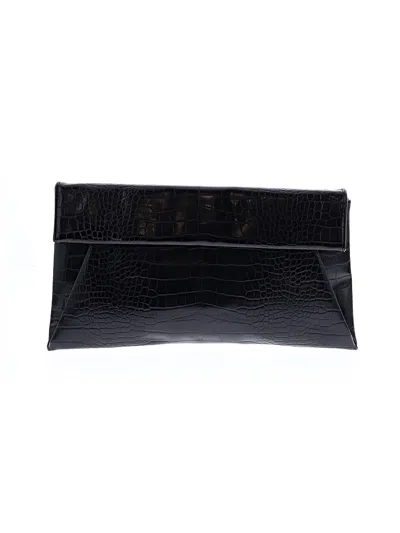 Pre-owned Aqua Clutch In Black
