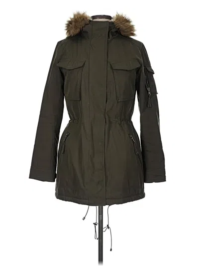 Pre-owned Aqua Coat In Green