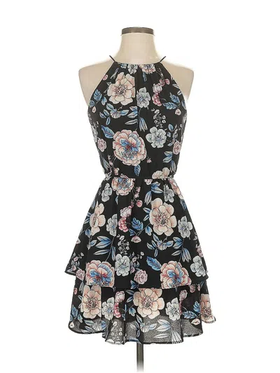 Pre-owned Aqua Cocktail Dress In Black