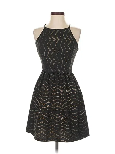 Pre-owned Aqua Cocktail Dress In Black