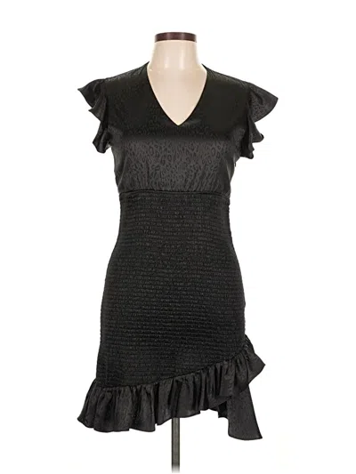 Pre-owned Aqua Cocktail Dress In Black