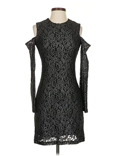 Aqua Cocktail Dress In Black