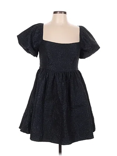 Pre-owned Aqua Cocktail Dress In Black