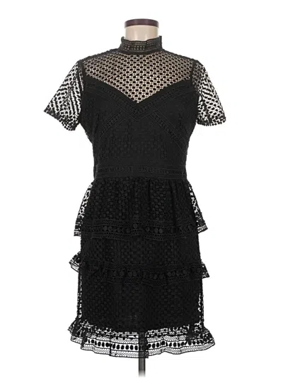 Pre-owned Aqua Cocktail Dress In Black