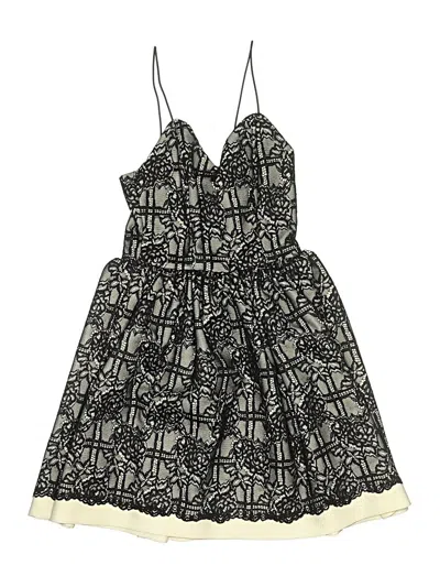 Pre-owned Aqua Cocktail Dress In Black