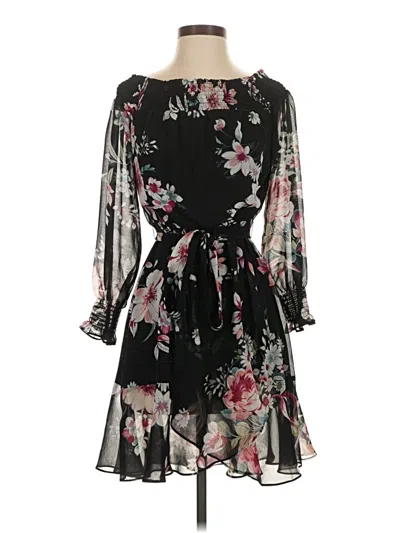 Pre-owned Aqua Cocktail Dress In Black