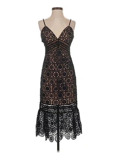 Pre-owned Aqua Cocktail Dress In Black
