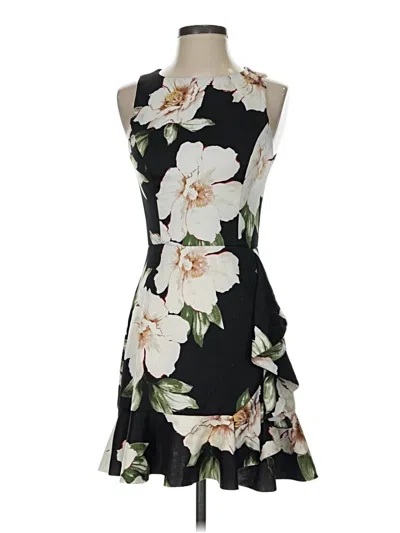 Pre-owned Aqua Cocktail Dress In Black