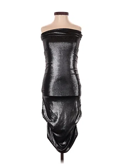 Pre-owned Aqua Cocktail Dress In Black