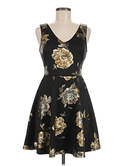 Pre-owned Aqua Cocktail Dress In Black