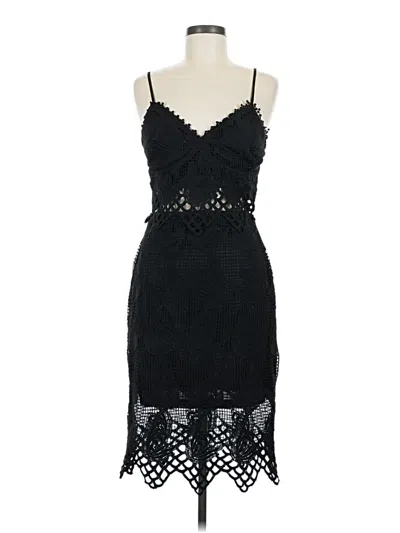 Pre-owned Aqua Cocktail Dress In Black