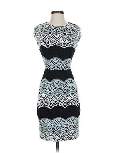 Pre-owned Aqua Cocktail Dress In Blue