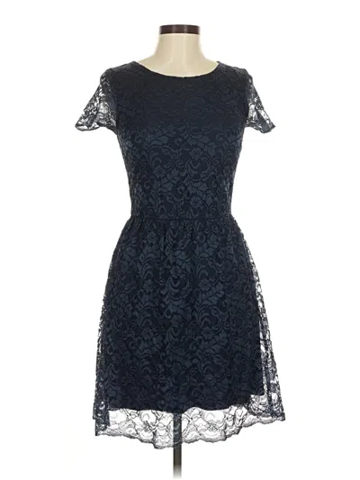 Pre-owned Aqua Cocktail Dress In Blue