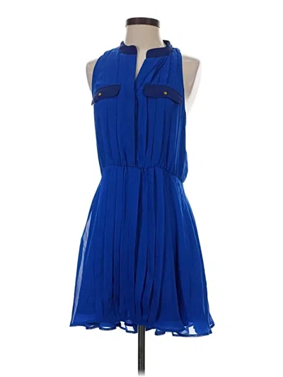 Pre-owned Aqua Cocktail Dress In Blue