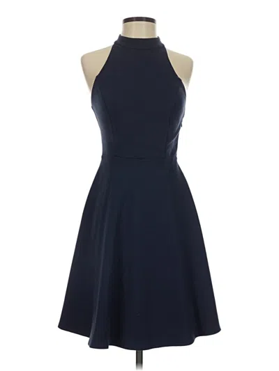 Pre-owned Aqua Cocktail Dress In Blue