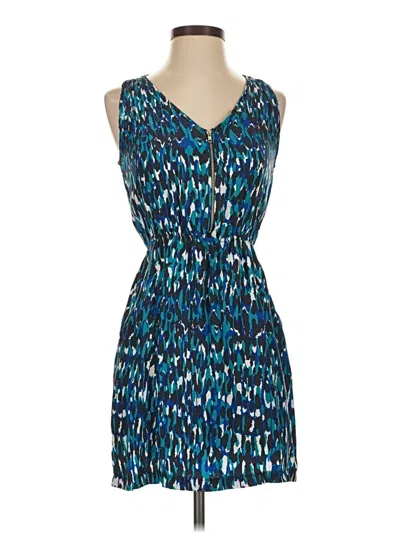 Pre-owned Aqua Cocktail Dress In Blue