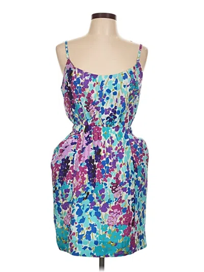 Pre-owned Aqua Cocktail Dress In Blue