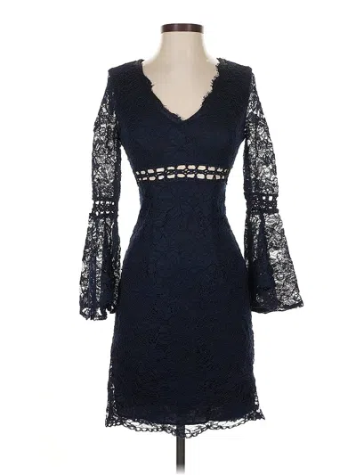 Pre-owned Aqua Cocktail Dress In Blue
