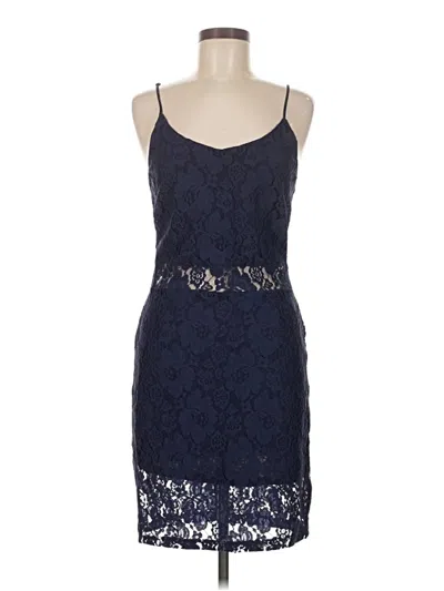 Pre-owned Aqua Cocktail Dress In Blue