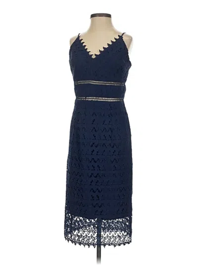 Pre-owned Aqua Cocktail Dress In Blue