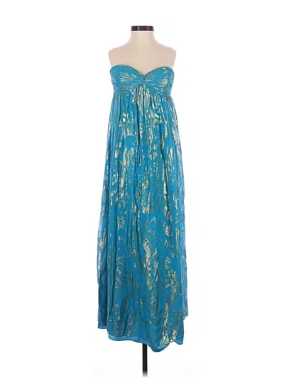 Pre-owned Aqua Cocktail Dress In Blue
