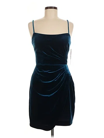 Aqua Cocktail Dress In Blue