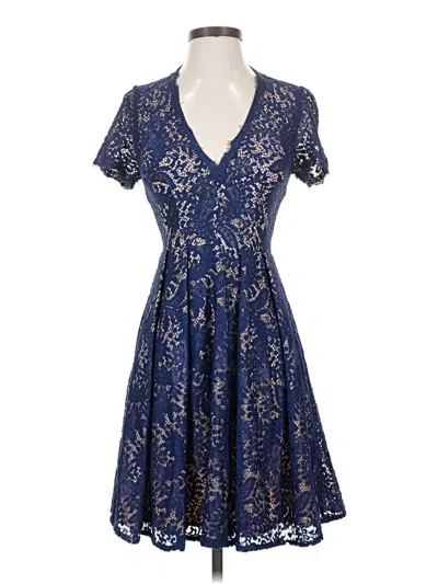 Pre-owned Aqua Cocktail Dress In Blue