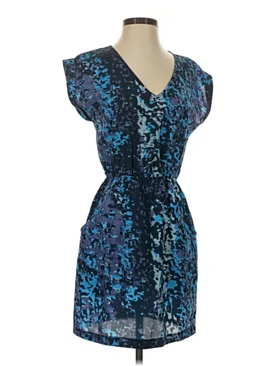 Pre-owned Aqua Cocktail Dress In Blue