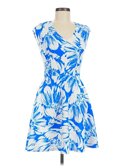 Pre-owned Aqua Cocktail Dress In Blue
