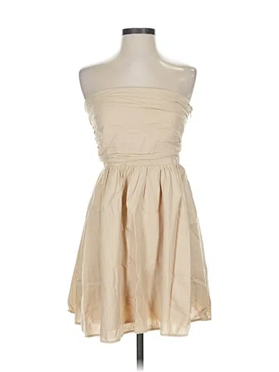 Pre-owned Aqua Cocktail Dress In Brown
