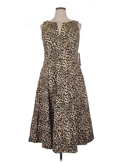 Pre-owned Aqua Cocktail Dress In Brown
