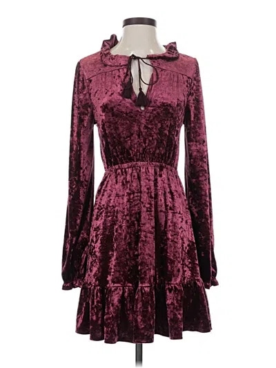 Pre-owned Aqua Cocktail Dress In Burgundy