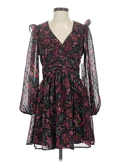 Pre-owned Aqua Cocktail Dress In Burgundy