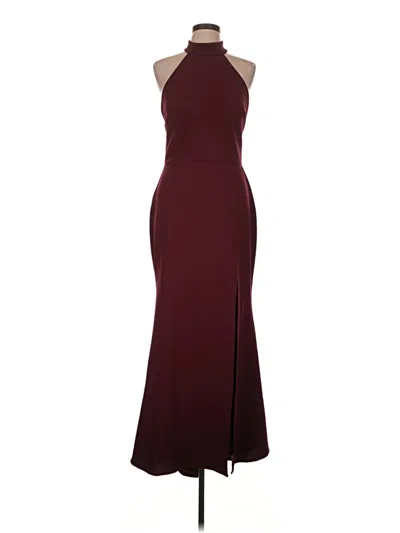 Pre-owned Aqua Cocktail Dress In Burgundy