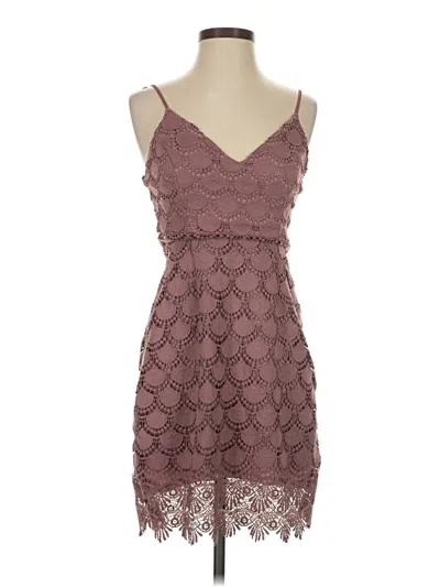 Pre-owned Aqua Cocktail Dress In Burgundy