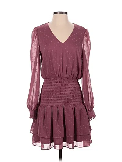 Pre-owned Aqua Cocktail Dress In Burgundy