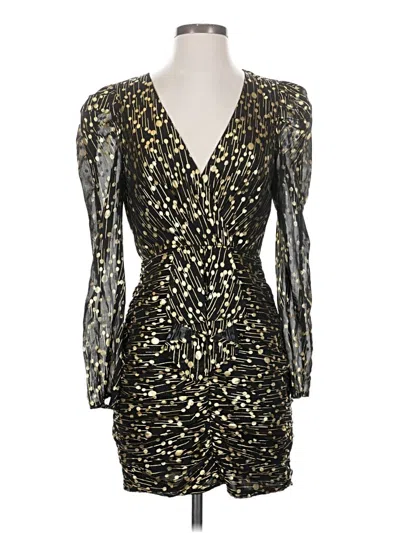 Pre-owned Aqua Cocktail Dress In Gold